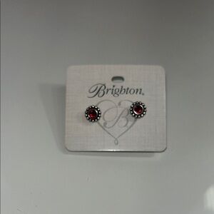 Brighton Twinkle Garnet Earrings NIB